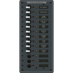 BLUE SEA 8376 PANEL DC 13 POS VERTICAL