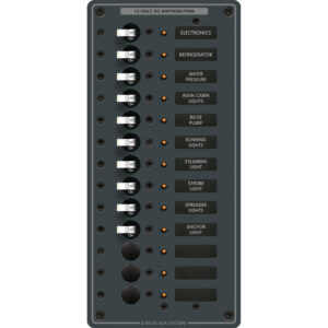 BLUE SEA 8376 PANEL DC 13 POS VERTICAL