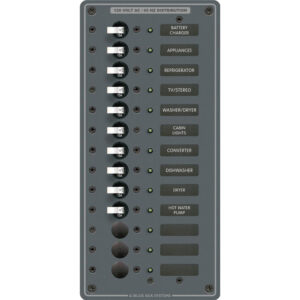 BLUE SEA 8480 BREAKER PANEL 120VAC 13 POS