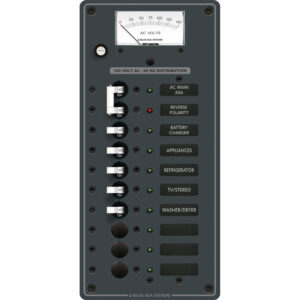 BLUE SEA 8488 BREAKER PANEL 120VAC 10 POS
