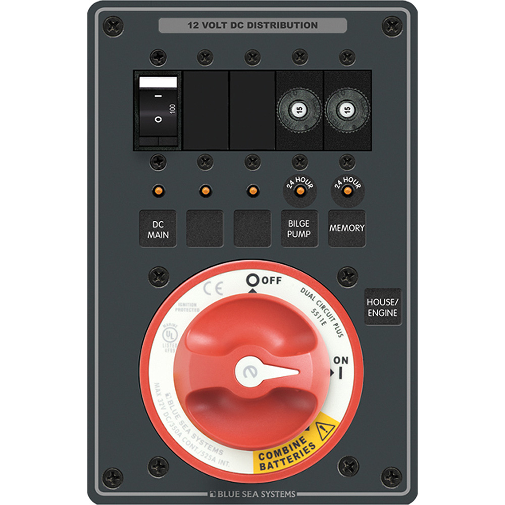 BLUE SEA 8690 PANEL DC BATTERY MANAGEMENT