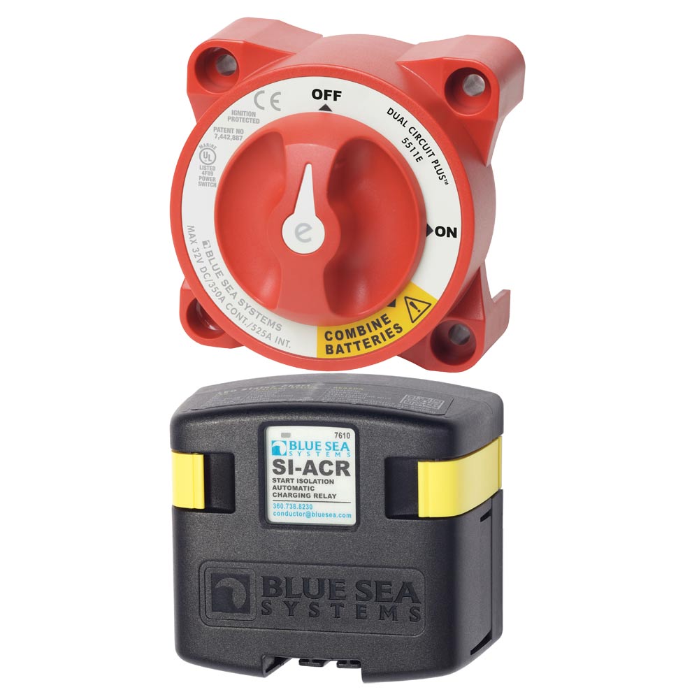 BLUE SEA 7650 SOLENOID/BATTERY DUAL CIRCUIT SYSTEM