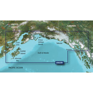 GARMIN VUS025R ANCHORAGE TO JUNEAU BLUECHART G3 VISION