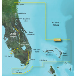 GARMIN VUS009R JACKSONVILLE TO KEY WEST BLUECHART G3 VISION
