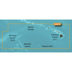 GARMIN VUS027R HAWAIIAN ISLAND MARIANA IS BLUECHART G3 VISION