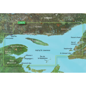 GARMIN VCA007R LES MECHINS TO ST GEORGE'S BAY BLUECHART G3