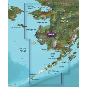 GARMIN VUS033R BRISTOL BAY KOTZEBUE SOUND BLUECHART G3