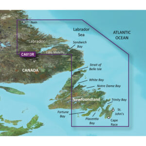 GARMIN VCA013R LABRADOR COAST BLUECHART G3 VISION