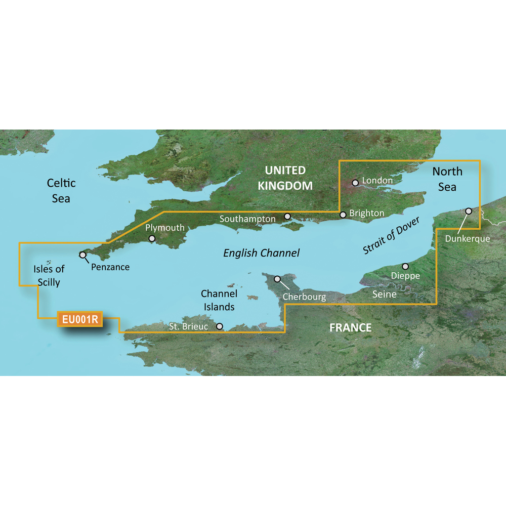 GARMIN VEU001R ENGLISH CHANNEL BLUECHART G3 VISION