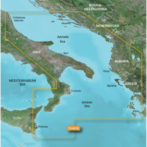 GARMIN VEU453S ADRIATIC SEA SOUTH COAST BLUECHART G3