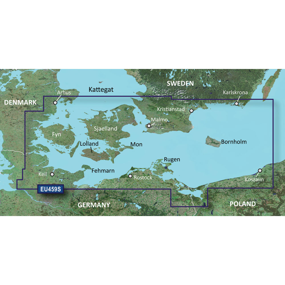 GARMIN VEU459S ARHUS KIEL KOSZALIN BLUECHART G3 VISION