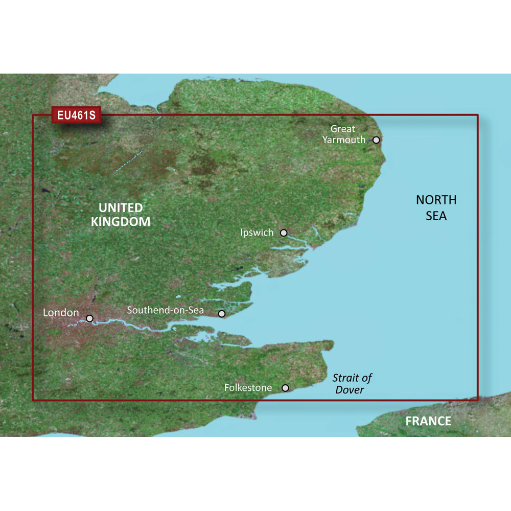 GARMIN VEU461S THAMES ESTUARY BLUECHART G3 VISION