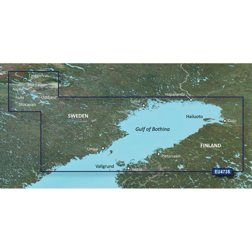 GARMIN VEU473S GULF OF BOTHNIA NORTH BLUECHART G3 VISION