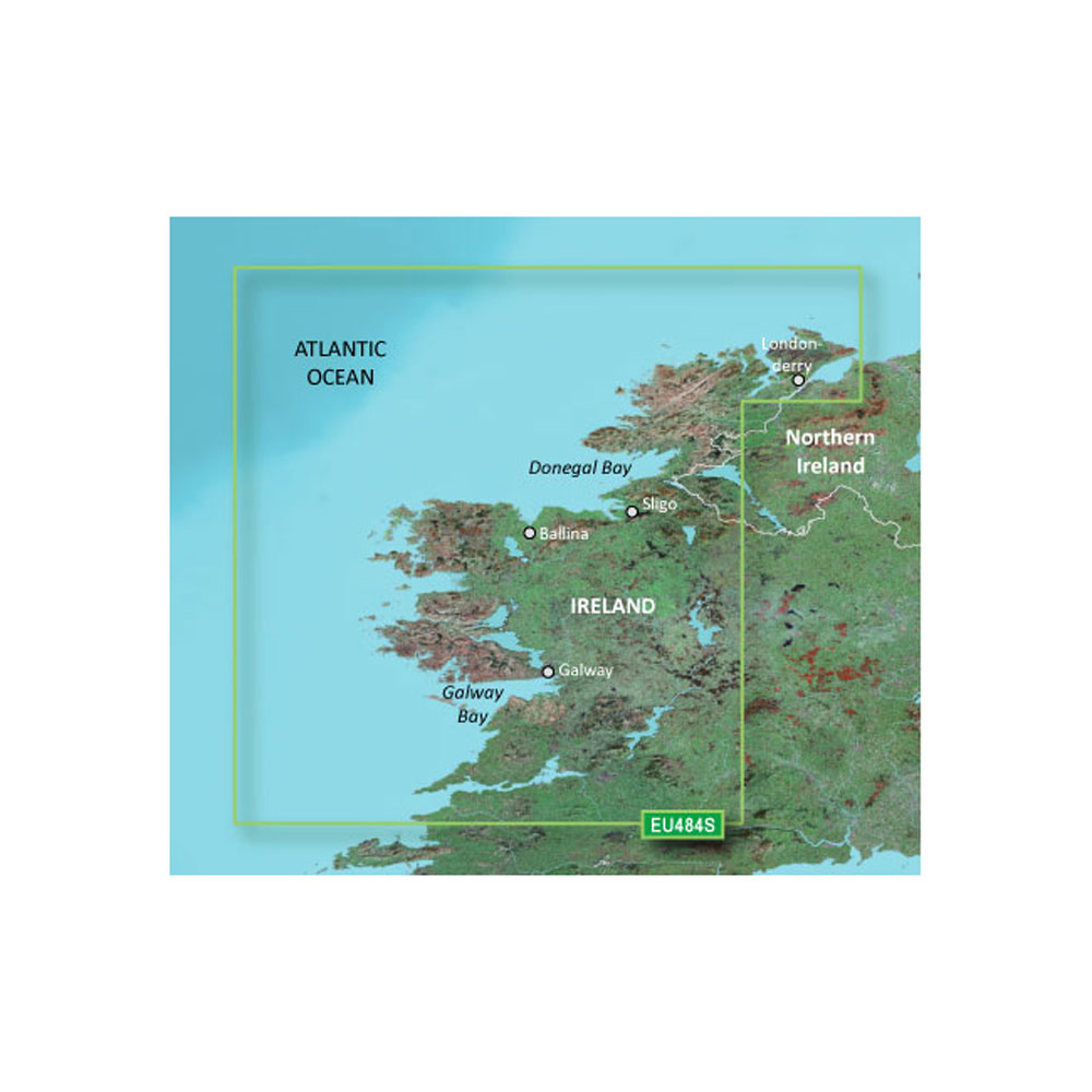 GARMIN VEU484S IRELAND NORTH WEST BLUECHART G3 VISION