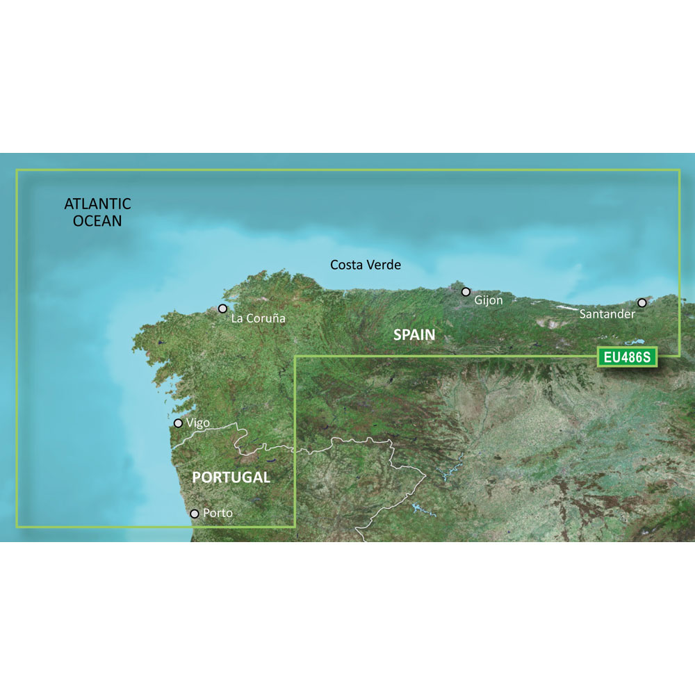 GARMIN VEU486S GALICIA AND  ASTURIAS BLUECHART G3 VISION