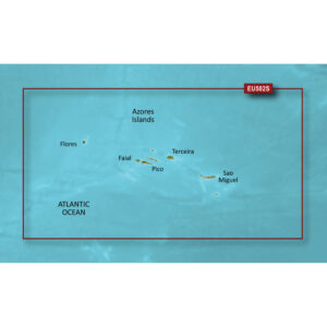 GARMIN VEU502S AZORES ISLANDS BLUECHART G3 VISION