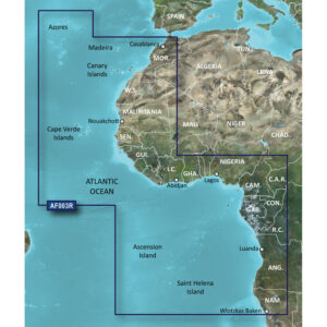 GARMIN VAF003R WESTERN AFRICA BLUECHART G3 VISION