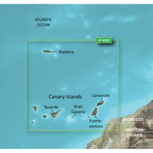 GARMIN VAF450S MADEIRA AND CANARY ISLANDS G3 VISION SD