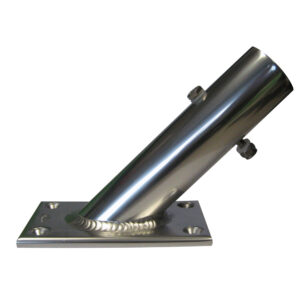 LEE'S CENTER RIGGER HOLDER 45 DEGREE 1 3/8" ID BRIGHT SILVER