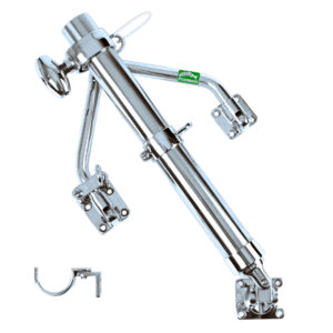 LEE'S JR OUTRIGGER HOLDERS 2" X 18" MAIN TUBE WISHBONE STYLE