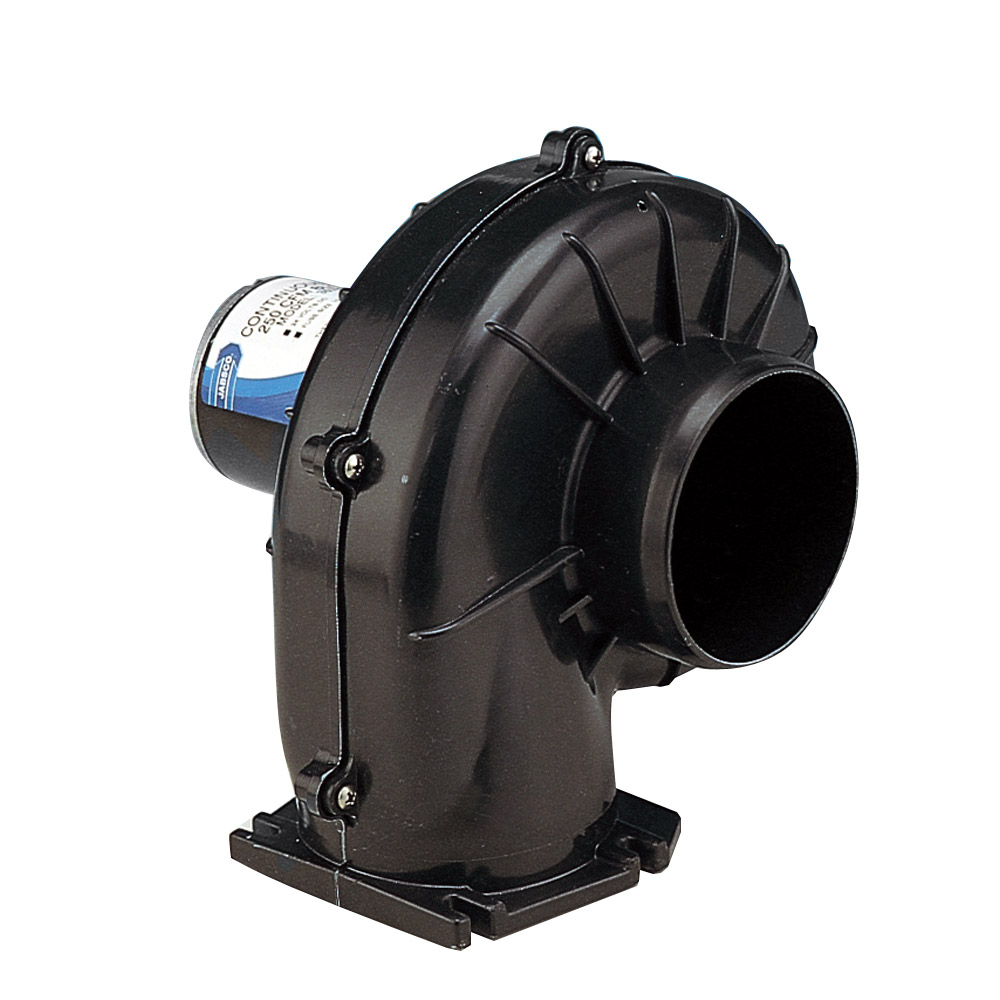 JABSCO 4" FLANGEMOUNT HEAVY DUTY BLOWER 12V 250 CFM