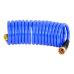HOSECOIL 15' BLUE HOSE 3/8 ID WITH FLEX RELIEF