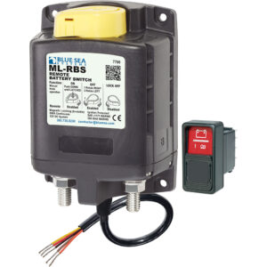 BLUE SEA 7700 ML SOLENOID 12V  500A WITH MANUAL CONTROL
