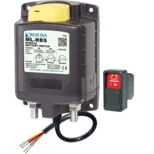 BLUE SEA 7702 ML SOLENOID 24V 500A WITH MANUAL CONTROL