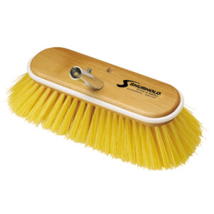SHURHOLD 10" DECK BRUSH MEDIUM YELLOW POLYSTYRENE