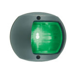 PERKO LED SIDE LIGHT 12V GREEN W/ BLACK PLASTIC