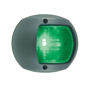 PERKO LED SIDE LIGHT 12V GREEN W/ BLACK PLASTIC