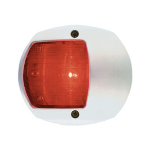 PERKO LED SIDE LIGHT 12V RED W/ WHITE PLASTIC