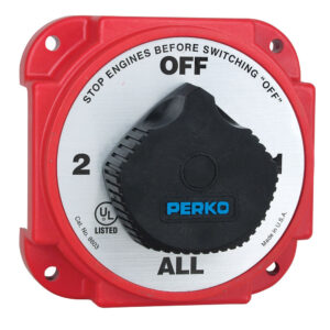 PERKO HEAVY DUTY BATTERY  SELECTOR W/ ALTERNATOR DISC