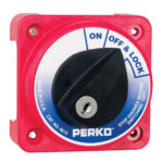 PERKO COMPACT MEDIUM DUTY  BATTERY SELECTOR W/ KEY LOCK
