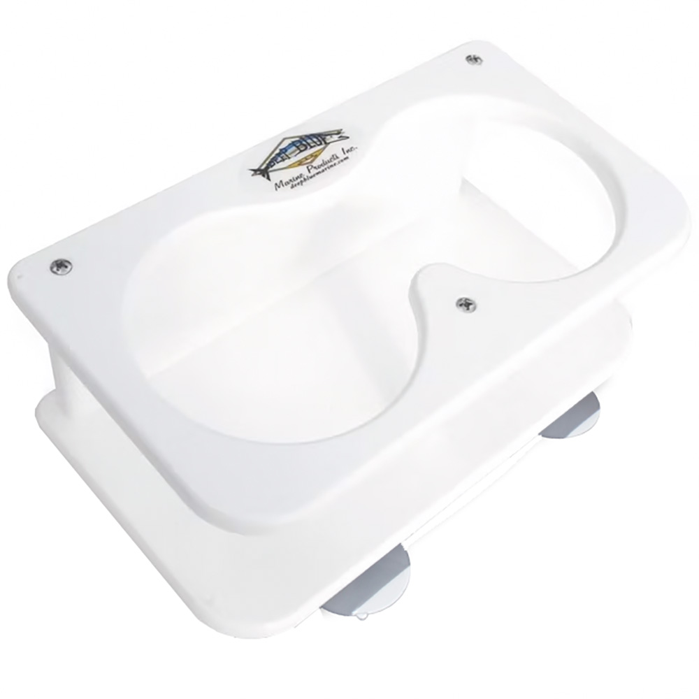 DEEP BLUE MARINE SMDH DOUBLE DRINK HOLDER W/SUCTION CUPS