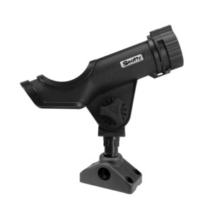 SCOTTY POWERLOCK ROD HOLDER BLACK W/ 241 SIDE/DECK MOUNT