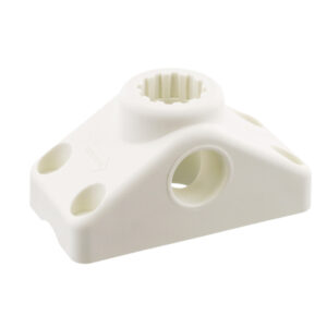SCOTTY SIDE/DECK MOUNTING BRACKET WHITE