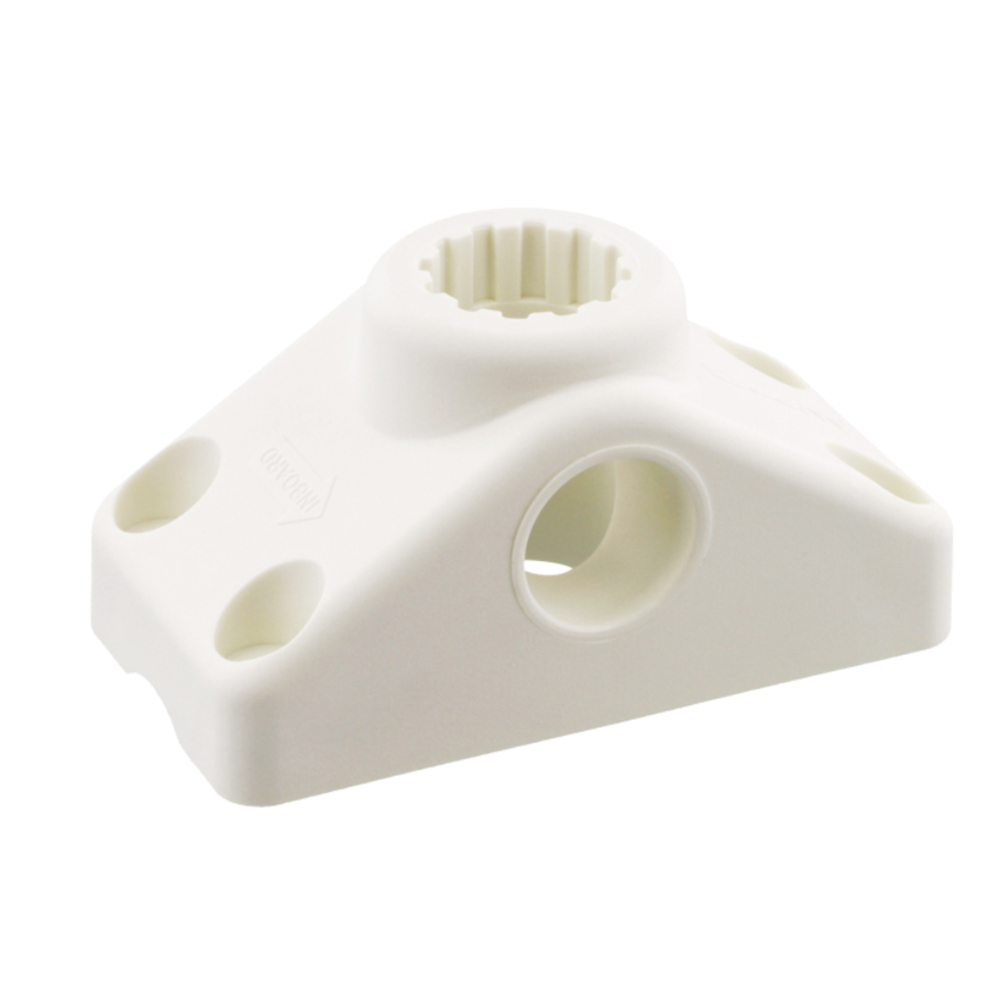 SCOTTY SIDE/DECK MOUNTING BRACKET WHITE