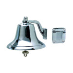 PERKO 6" CHROME PLATED BRONZE FOG BELL