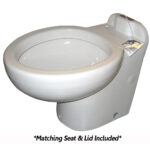 RARITAN MARINE ELEGANCE 12VDC HH BOWL REMOTE INTAKE WHITE