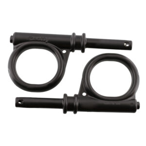 SCOTTY STRONGBACK OAR LOCK 1-3/4" ID BLACK PAIR