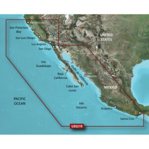 GARMIN BLUECHART G3 HXUS021R  CALIFORNIA - MEXICO MICROSD