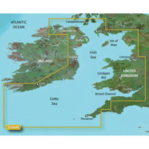 GARMIN BLUECHART G3 HXEU004R  IRISH SEA MICROSD & SD