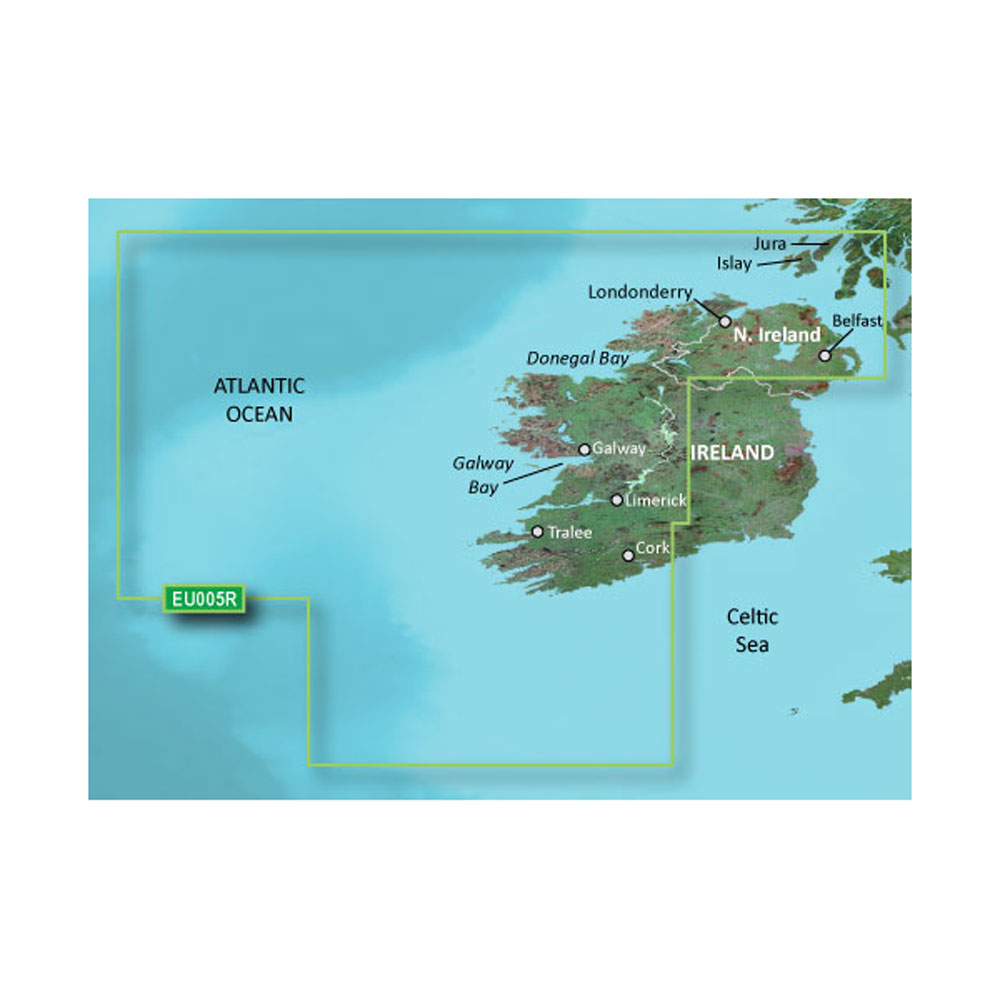 GARMIN BLUECHART G3 HXEU005R IRELAND WEST COAST MICROSD/SD