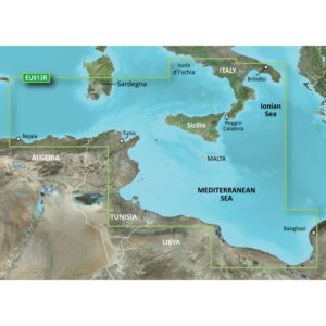 GARMIN BLUECHART G3 HXEU013R  ITALY SOUTHWEST & TUNISIA