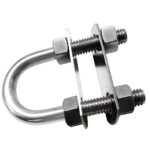 WHITECAP BOW EYE 3/8" X 3" STAINLESS STEEL