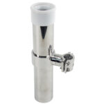 WHITECAP BLUEWATER SERIES RAIL MOUNT 10" ROD HOLDER S.S.