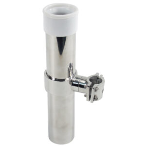 WHITECAP BLUEWATER SERIES RAIL MOUNT 10" ROD HOLDER S.S.