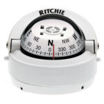 RITCHIE S-53W EXPLORER COMPASS SURFACE MOUNT - WHITE