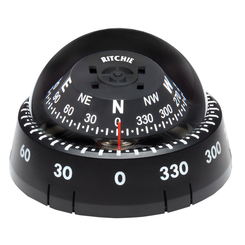 RITCHIE XP-99 KAYAKER COMPASS SURFACE MOUNT - BLACK